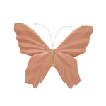 Sagebrook Home 14704-07 8" Resin W Origami Butterfly Wall Decor, Salmon