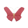 Sagebrook Home Resin 6`` W Origami Butterfly Wall Decor, Pink