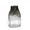 Sagebrook Home Glass 10" Bottle Vase, Smoke