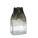 Sagebrook Home Glass 10" Bottle Vase, Smoke
