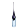Sagebrook Home Glass 24`` Long Neck Glass Decor, Blue
