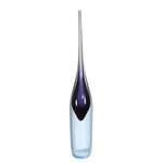 Sagebrook Home Glass 24`` Long Neck Glass Decor, Blue