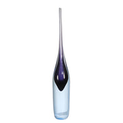 Sagebrook Home Glass 24`` Long Neck Glass Decor, Blue