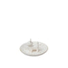 Sagebrook Home 14717-02 5" Trinket Tray, Dog, White
