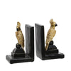 Sagebrook Home Set of 2 8``H Cockatiel Bookends, Gold