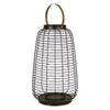 Sagebrook Home 18`` Metal Wire Cage Hurricane,Black