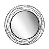 Sagebrook Home 14727-01 36" Metal Swirl Mirror, Black Wb