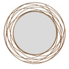 Sagebrook Home 14727 36" Metal Swirl Mirror, Gold Wb