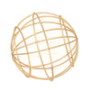 Sagebrook Home Metal 8`` Decorative Orb, Gold