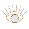 Sagebrook Home Metal 23`` Eye Wall Decor W/ Mirror, Gold
