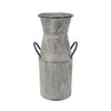 Sagebrook Home Metal 17" Deco Milk Jar W/ Handles, Black