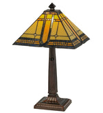 Meyda Lighting 147482 21"H Sierra Prairie Mission Table Lamp