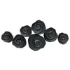 Sagebrook Home 14751 44" Metal Rose Wall Decor, Black