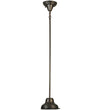 Meyda Lighting 147618 6"W Revival Schoolhouse Craftsman Brown on Brass Pendant Hardware