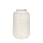 Sagebrook Home Ceramic 9`` Deco Textured Vase, White