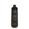 Sagebrook Home 14776-02 21" Ceramic Weave Design Vase, Black