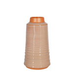 Sagebrook Home Ceramic 14`` Deco Textured Vase, Pink