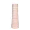 Sagebrook Home Ceramic 16`` Deco Tube Vase, Pink
