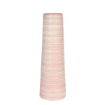 Sagebrook Home Ceramic 16`` Deco Tube Vase, Pink