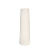 Sagebrook Home Ceramic 24`` Deco Tube Vase, White