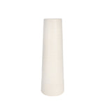 Sagebrook Home Ceramic 24`` Deco Tube Vase, White