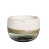 Sagebrook Home Glass 6`` Smokey Bowl, Gray