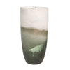 Sagebrook Home Glass 14" Smokey Vase, Gray