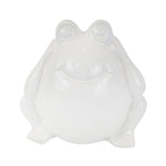 Sagebrook Home Ceramic 7`` No Hear Frog, White
