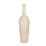 Sagebrook Home 14800-01 29" Ceramic, Crackled Vase, Beige