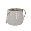 Sagebrook Home 14801-10 6" Chevron Hanging Planter