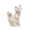 Sagebrook Home Ceramic 10" Modern Fox Figurine, White