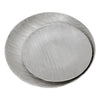 Sagebrook Home Set of 2 Ceramic 19/16`` Plates W/ Scratch Finish, Silve