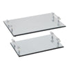 Sagebrook Home Set of 2 Mirrored Trays