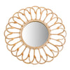Sagebrook Home Mirror 27`` Wicker Looped, Natural