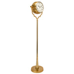 Sagebrook Home Metal 57`` Antique Clock, Gold
