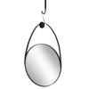 Sagebrook Home Metal 27`` Oval Mirror, Black