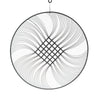Sagebrook Home 14900 32" Metal Circle Swirl Wall Decor, Black