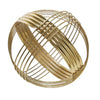 Sagebrook Home 14905-02 10" Metal Sphere Table Decor, Gold