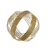 Sagebrook Home Metal 8`` Sphere Table Decor, Gold