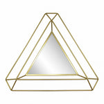 Sagebrook Home Metal 34`` Triangle Mirror, Gold Wb