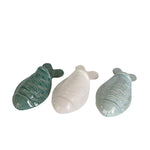Sagebrook Home Set of 3 Ceramic 5`` Fish Wall Decor, Teal/White