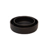 Sagebrook Home Set of 2 Ceramic Bowl Planters 12/16``, Matte Black