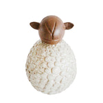 Sagebrook Home Ceramic 8`` Sheep Figurine, Ivory