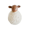 Sagebrook Home Ceramic 7`` Sheep Figurine, Ivory