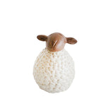 Sagebrook Home 14945-03 6" Ceramic Sheep Figurine, Ivory