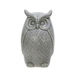 Sagebrook Home 14951-01 10" Ceramic Owl Figurine, Gray