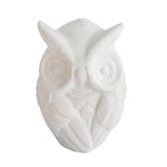 Sagebrook Home 14951-02 9" Ceramic Owl Figurine, White
