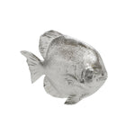 Sagebrook Home Polyresin 8"L  Fish Figurine, Silver