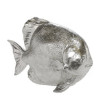 Sagebrook Home 14967-02 10" L Polyresin Fish Figurine, Silver