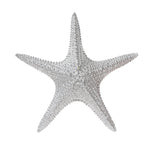Sagebrook Home Polyresin 3"H Starfish Figurine, Silver